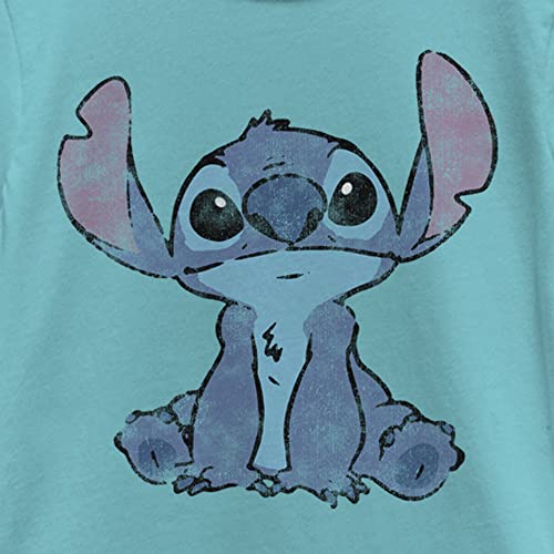 Disney Lilo Simply Stitch Girl's Solid Crew Tee2