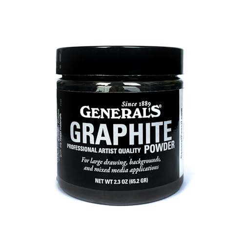 10 Best Graphite Powder Art Supplies That Every Artist Needs 6 GENERAL'S Powdered Graphite Drawing Powder (2.3 oz)