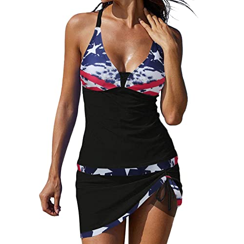 Ensemble de bikini pour femme aux détails bleu et doré