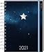 Produktbild Sternenhimmel - Kalenderbuch A5 Spiralbindung - Kalender 2021 - arsEdition-Verlag - myNotes - Taschenkalender mit Gummiband und Innentasche - 1 Woche auf 2 Seiten - 17 cm x 20,6 cm