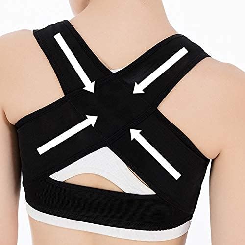 Posture Corrector Chest Supports for Women Chest Brace Up Belt Posture Corrector Shape Corrector Prevent Chest Hunchback Sagging Posture Corsetor Back Brace (Color : Skin, Size : M)