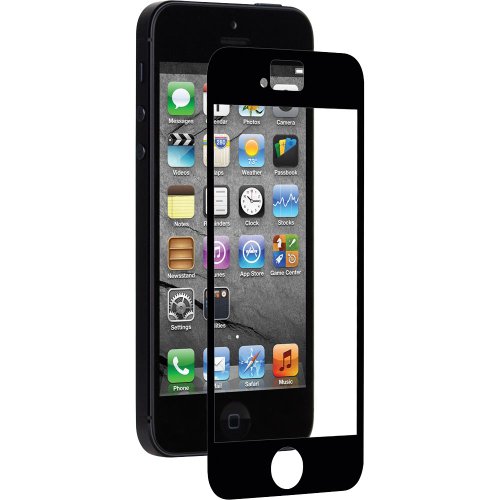 moshi - iVisor AG - Screen Protector for iPhone5/5s/5c/SE - Black