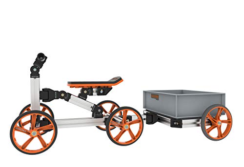 Image of MERITLINE Modular Ride On Toys, Kit 20 in 1 Balance Bike No Pedal Toys for 1 to 6 Years Construction Construction Kit Boys Girls Sit /Stand Scooter Most Popular M Kit (Non Electric)
