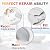 Porcelain Repair Kit, Fiberglass Tub and Tile Repair Kit Quick Repair Bathtub, Ceramic, Toilet, Tray, Resin, Marble Shower Sink, Acrylic Quartz, Fix Cracks Chips and Dents (White, Extra Large)
