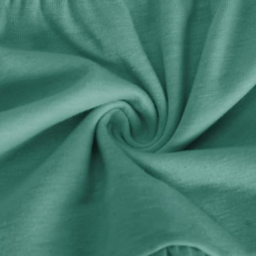 Teen Girls Swing Casual Dress Solid Short Sleeve Ruffle Pleated Flowy Dresses Youth Kids Knee Length Elegant Skirts4