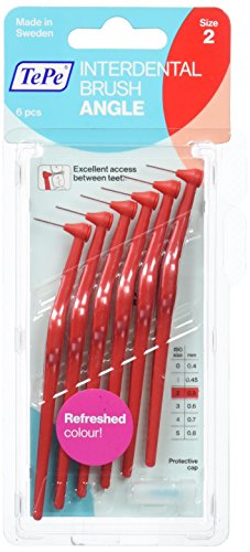 Escova Interdental Com Cabo Vermelha 0,5mm - 6 unidades