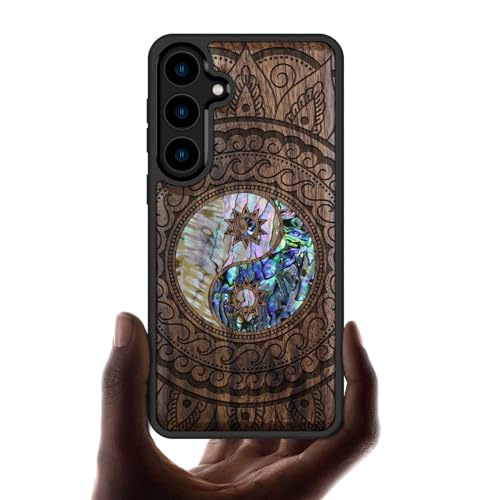 Carveit ؐ Jo[ Ή Galaxy S24 P[X ŃCC/ۛ YȊL+ubN\tgTPU VF ϏՌ MNV[ S24 P[Xi6.2C`j CX[d Ή ی Jo[ [U[A[g Galax