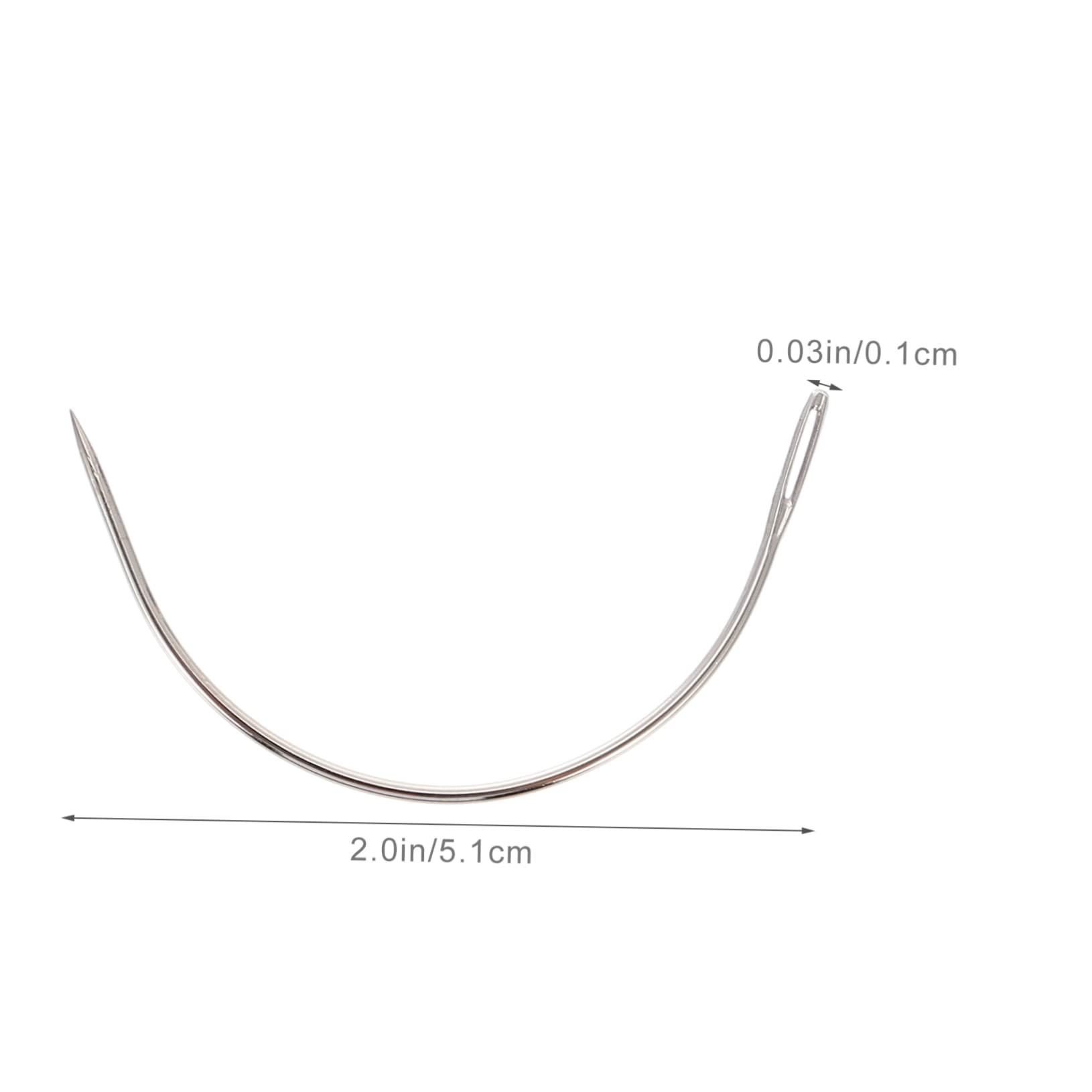 ERINGOGO Shaped Curved Needles for Hand Sewing Professional Upholstery Needles Multi Function Weaving Supply for Crafts and Upholstery Projects