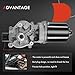 A-Premium Front Windshield Wiper Motor Compatible with Honda Civic 2006 2007 2008 2009 2010 2011, 1.3L 1.8L 2.0L, Sedan, 5-Pin, Replace# 76505-SNA-A01, 76505-SNA-A02