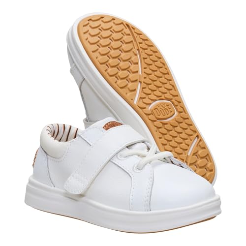 Image of HEYDUDE Toddler Boys' Paul Pro AC Classic | Easy On Canvas Shoes with Strap Made for Everyday Play