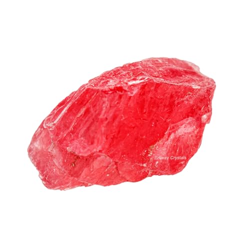 Rote Quarz-Rohkristalle, große 3,2–5,1 cm große Heilkristalle, natürliche Rohsteine, Kristall zum Taumeln, Cabbing, Brunnensteine, Dekoration, Polieren, Drahtwickeln, Wicca und Reiki