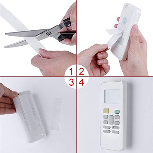 Image of MESH Masters Self Adhesive Hook 5 Inches Adhesive Loop 5 Inches with Easy Removal Sticker 20mm 10 Pairs White Color with Industrial Cutter M12