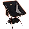 Trekology Yizi Go Compact Camping Chair – Outdoor Foldable Chair, Small, Ultralight Folding Camping Chair in a Bag for Outdoor, Camping, Picnic, Hiking