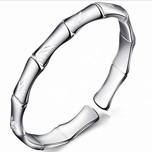 Preisvergleich Produktbild Joyfeel buy Damen Armband Bambusform Armbänder Weißes Kupfer Schmuck