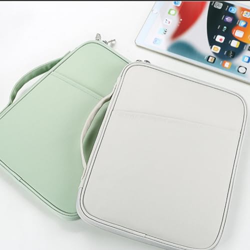 Image of Laptop Sleeve Protective Sleeve Comaptible with MacBook Air / 13-13.3 Notebook Multifuctional Briefcase Bag with Handle for Comfortable Travel (Lime Green)
