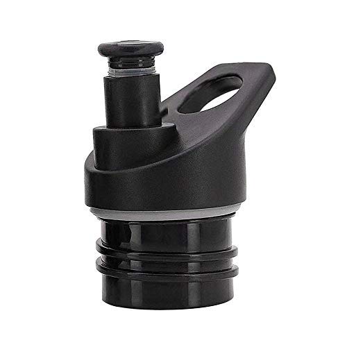 Lesgos Brede mondstroomdeksel voor hydrofles, BPA-vrij, geïsoleerde sport-waterfles-strokap, dicht voor hydro-glazen kolven 12 oz, 16 oz, 20 oz, 32 oz, 40 oz, 64 oz standaard maat vacuümfles