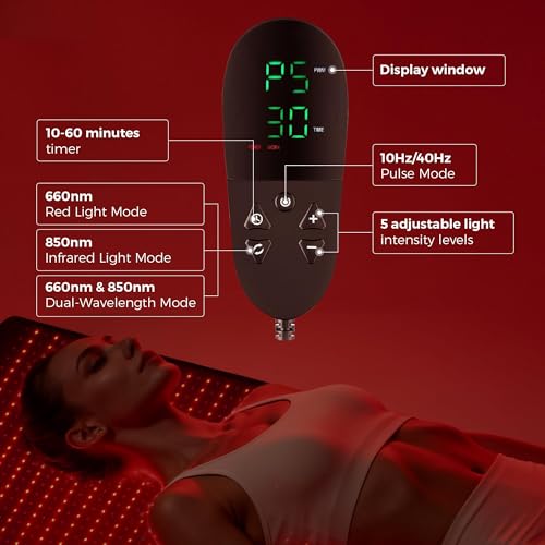 QuasarMD Medical-Grade Red Light Therapy Mat