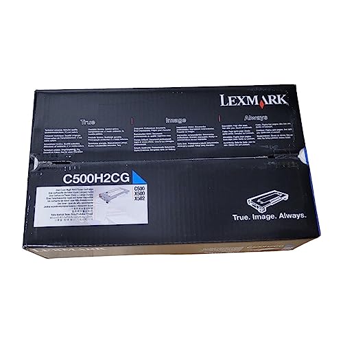 Toner Lexmark C500H2CG Cyan pour remplacer la cartouche C500n vide