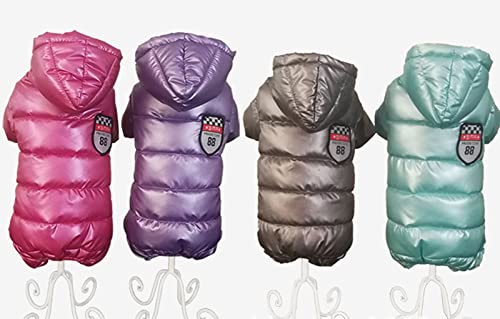 Chezabbey Dog Winter Coat Thickened Warm Down Jacket Pet Waterproof Cotton Padded Clothes Warm Dog Snow Jacket Costume Puppy Velvet Four Legged Apparel Feather Dress For Small Medium Large Dogs #TOP7