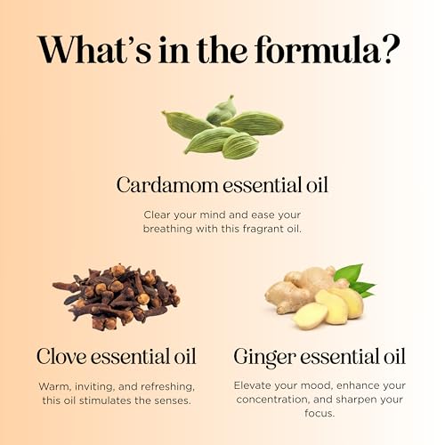 Image of Pumpkin Spice Essential Oil Blend - Warm & Cozy Pumpkin Spice Oil for Diffuser Candles Soaps & DIYs with Real Nutmeg Cinnamon Clove & Ginger Extracts - Fall Scented Aromatherapy Blend (1 Fl Oz)