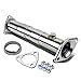 DNA MOTORING HFC-ADJ-BD-25 HFCADJBD25 Stainless Steel Exhaust Performance Pipe