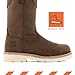 Frye Supply Mens Supply Steel Toe W/P 10 Wedge Wellington Work Boot Brown 10.5 M