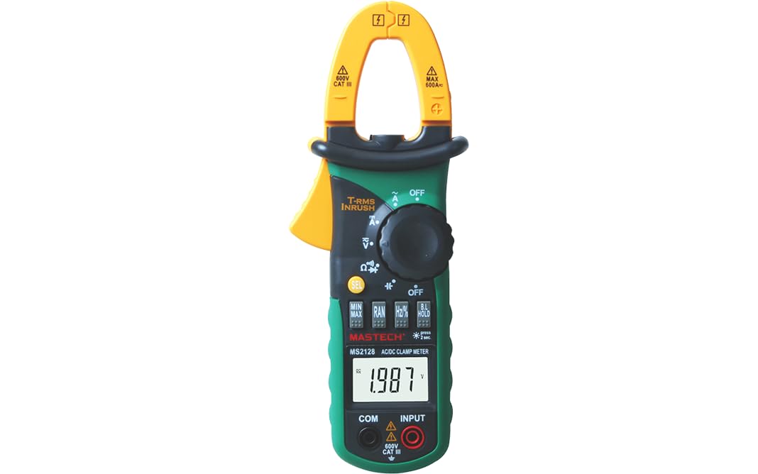MS2101 MS2108 MS2019A MS2115A MS2125A MS2128/A MS2138/R MS2160 AC/DC Current Pliers Voltage Circuit Tester Pinces Multimètre AutoRange Digital Current Clamp Meter(MS2128)