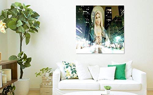 Miniatura 2 de Spiritual Christian Home Decor Original Mixed Media Wall Art Red Gold