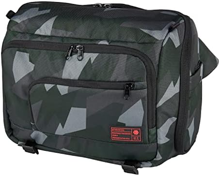 HEX Ranger DSLR XL Camera Sling – with Adjustable Carry Straps, Ample Interior Dividers, Water-Resistant Fabric, YKK Premium Zippers & More – Glacier Camo