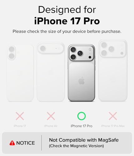 Image of Ringke Onyx Compatible with iPhone 17 Pro Case Back Cover Rugged Flexible Durable Anti-Slip TPU Protection Shockproof - Dark Green