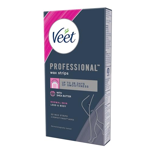 Veet Wax Strips for Sensitive Skin, Pack of 20