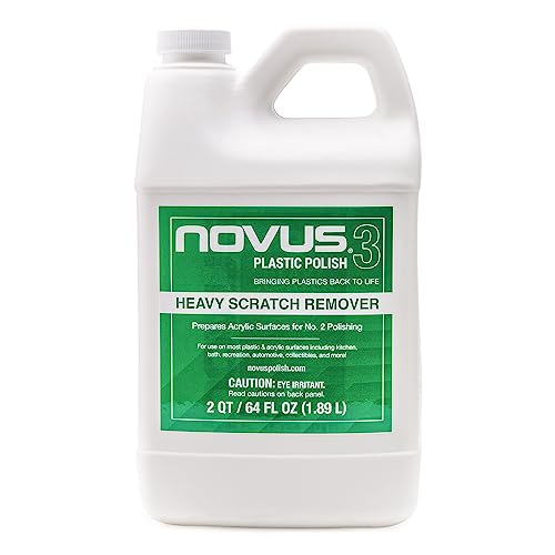 NOVUS 7082 | Heavy Scratch Remover #3 | 64 Ounce Bottle