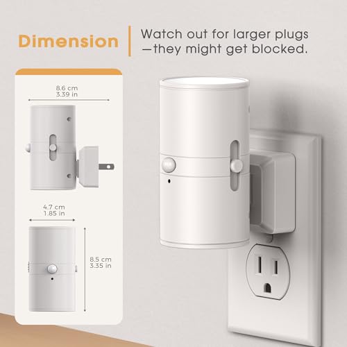 Image of Briignite Motion Sensor Night Light, Motion Activated Plug in Night Lights