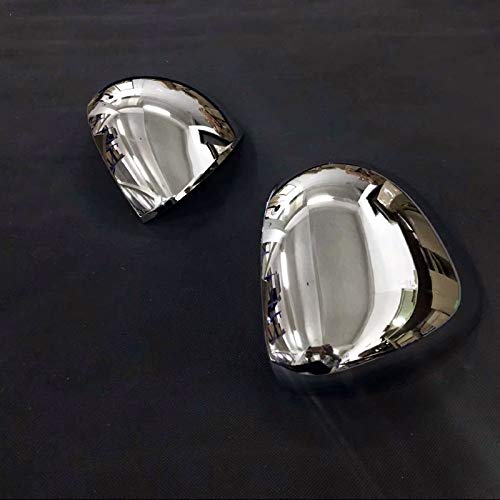 HIGH FLYING pour Fiat 500 X 2015-2018 Extérieur Côté Caches de Rétroviseur Garniture Décorative Couvercle Accessoires Auto 2 pièces (Décoration ! Pas un substitut !)