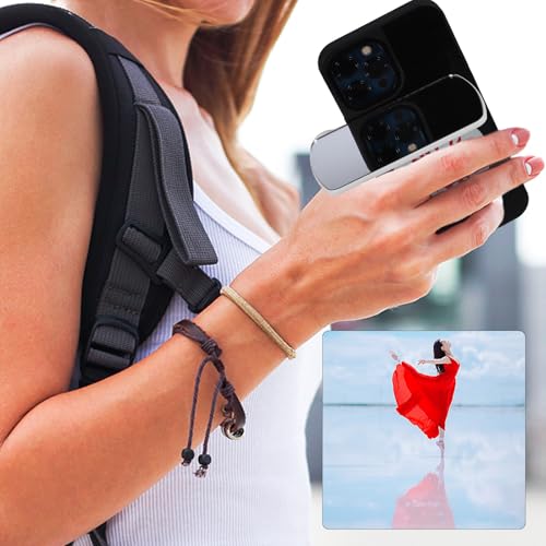 NUOBESTY Mirror for Phone Camera Clip Kit Adjustable Phone Camera Reflection Mirror for Back Universal Photography Accessory for Live Streaming Video Recording Travel - image 7
