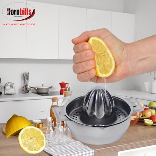 Image of HORNBILLS Stainless Steel Lemon /Mousambi Hand Squeezer for Citrus Orange Juicer Lemon Lime Fruit Kitchen Tool