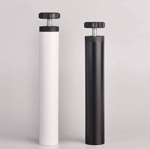 Miniatura 4 de zoele Mesa ajustable de metal, sofá, muebles, gabinete, patas, pies, soportealtura ajustable, marco de cama, soporte central de listones (1 unidad)