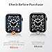 LK 4 Pack Screen Protector for Apple Watch Series SE/SE2/SE3 6 5 4 40mm/ Apple Watch Series 9 8 7 41mm, High Definition, Bubble Free, Clear Flexible TPU Film, Easy Installation, for iWatch 40/41mm