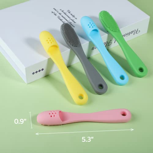 Felistory Dog Finger Brush Toothbrush Kit - Ergonomic Design, No Gum Damage, Soft Silicone Easily Clean Teeth Dirt- Suitable For Dental Care For Puppies, Cats And Small Pets (5) #TOP7