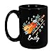 Personalized Violin Coffee Mug, Violin Mug Gift For Violinist/Violin Lover, Custom Name Violin Player Ceramic Mug, Violin Teacher Gift, Musician Mugs, Violin Musical Instrument Cups 11oz 15oz