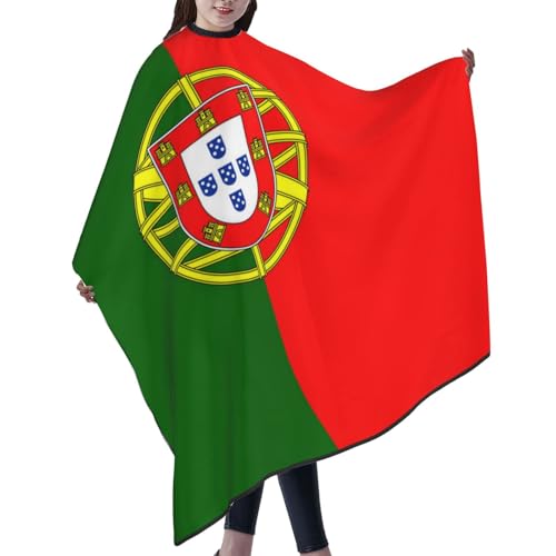 Capa para Corte de Cabello con Diseño Bandera de Portugal miniatura 2
