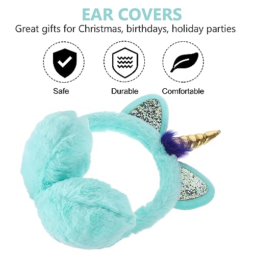 Unicorn Earmuffs Non Slip Super Texture Comfortable Ear Covers for Winter Outdoor3