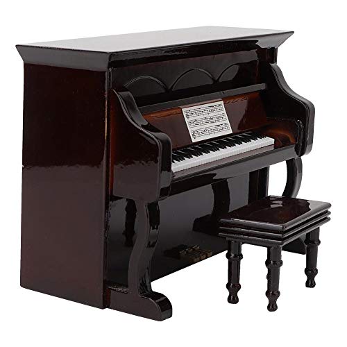 Mini Piano Model Hout, M Bel & Woonaccessoires Woonaccessoires & Deco Muziekinstrument Model Home Decor Ornamenten Kerstmis Verjaardag - Image 7
