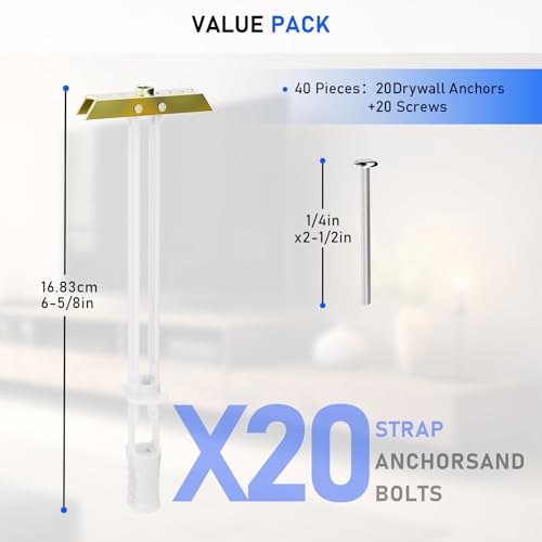 Prlf BSDZ-CU-20 Drywall Anchor With Included Bolts thumb #1