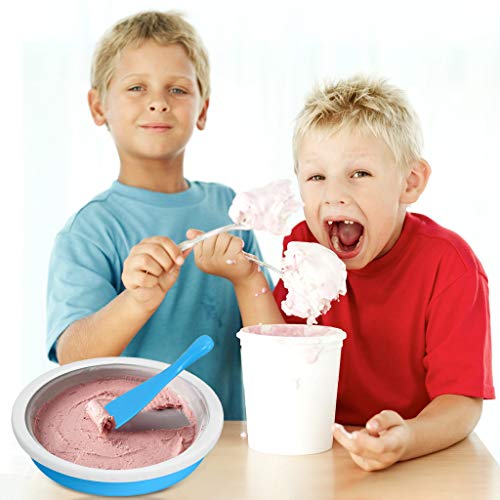 image for Kecar Instant Ice Cream Maker Yogurt Frozen Pan Ice Roll Time Pan US S