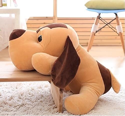 Image of Tickles Cute Lying Dog Soft Stuffed Plush Animal Cushion for Kids Girl Birthday Car (Color: Brown Size: 30cm)