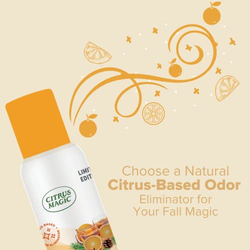 Citrus Magic Limited Edition Natural Odor Eliminating Air Freshener Spray, Orange Spice Cider, 3-Ounce, Pack Of 3 #TOP4