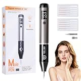 Eliminar Verrugas,Lápiz Para Eliminar Verrugas Cutáneas Lápiz Para Eliminar Lunares con Plasma 99 Niveles De Intensidad Lápiz de Plasma Luz USB Pantalla LCD para Rostro Cuerpo Verrugas Pecas Nevos