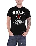 Générique Rage Against The Machine T Shirt Battle Star Band Logo Nouveau Officiel Homme Size M