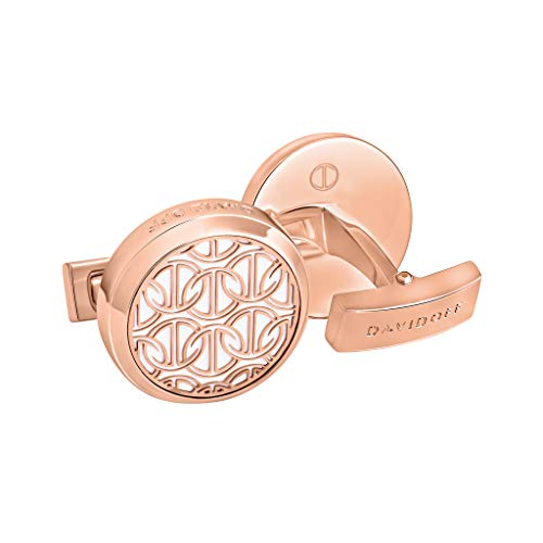 Preisvergleich Produktbild Davidoff Manschettenknöpfe, Zino, White and Rosegold-coulored